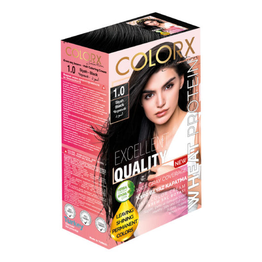 COLOR X HAIR COLORING CREAM 50 ML 1/0 BLACK