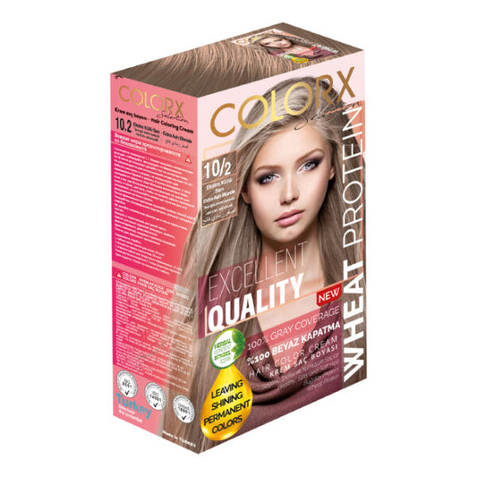 COLOR X HAIR COLORING CREAM 50 ML 10/2 VERY LIGHT BLONDE PEARL