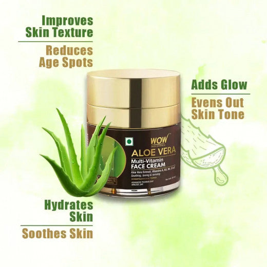 Wow Skin Science Aloe vera Face Cream, 50ml