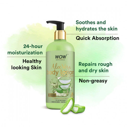 Wow Skin Science Aloe Vera Body Lotion, 400ml