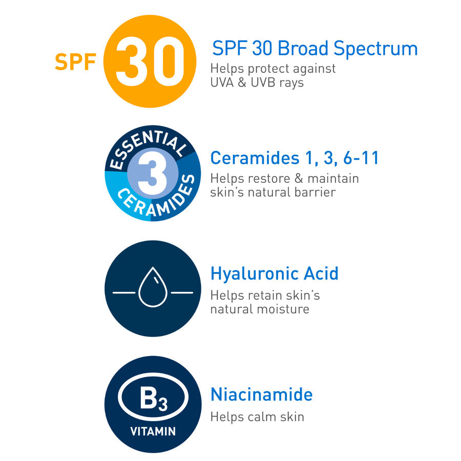 Cerave Facial Moisturising Lotion AM SPF30, 52Ml