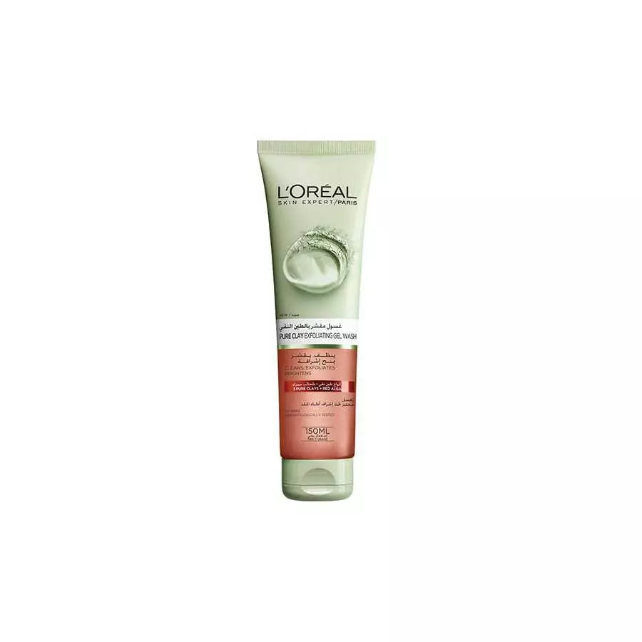 Loreal Pure Clay Exfoliating Face Wash 150Ml