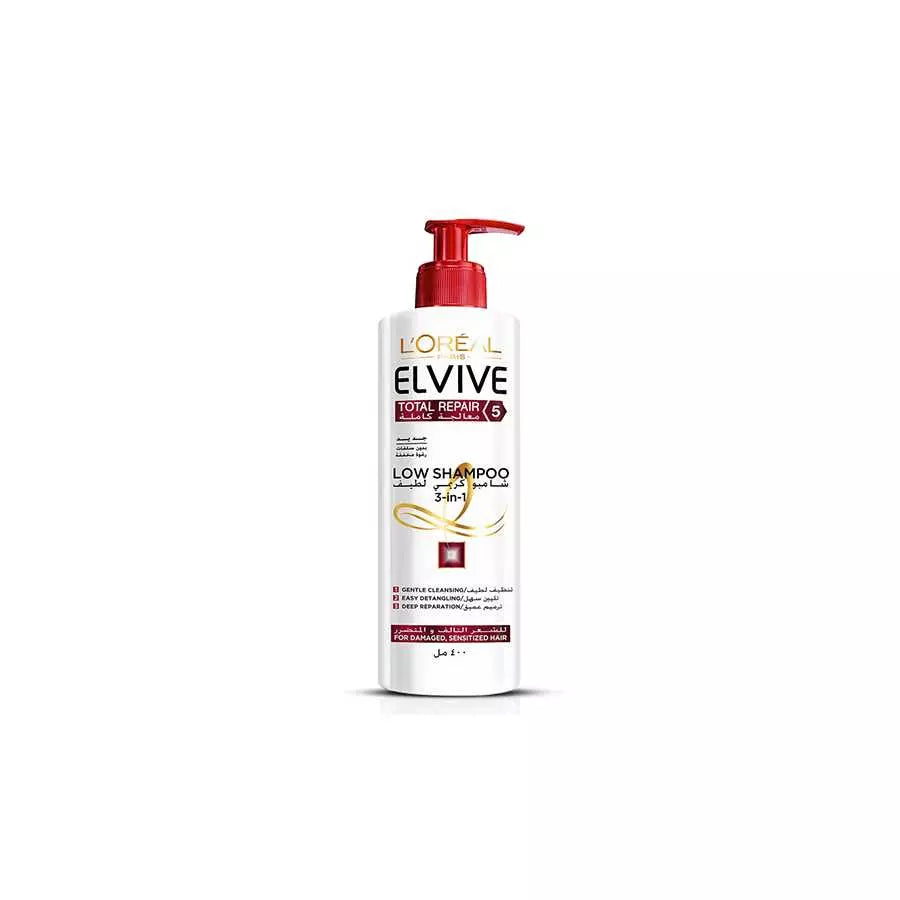 Loreal Elvive Total Repair Shampoo Pump 400Ml