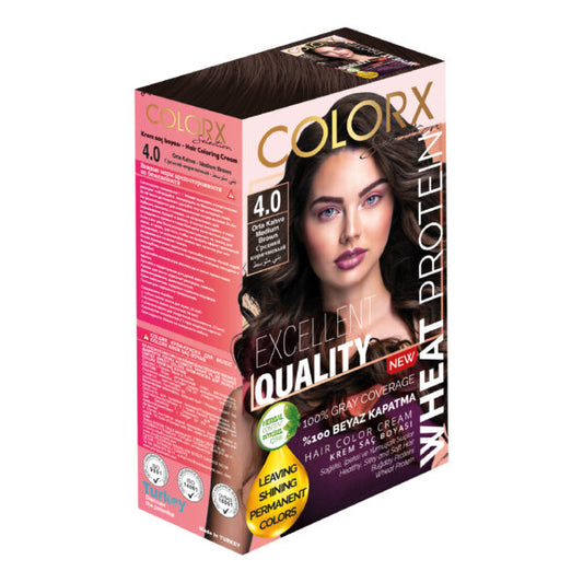 COLOR X HAIR COLORING CREAM 50 ML 4/0 MEDIUM BROWN