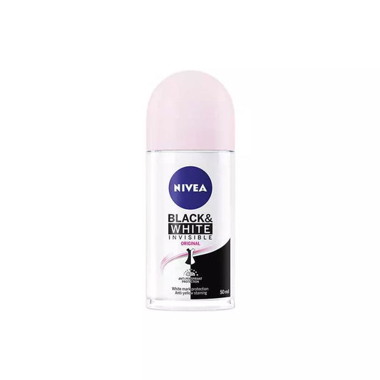 Nivea Women Black And White Invisible Original Roll On Deodorant 50Ml