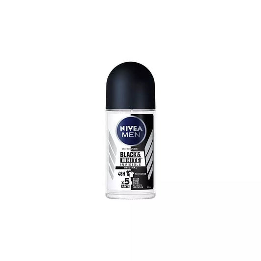 Nivea Men Black And White Invisible Men Roll On Deodorant 50Ml