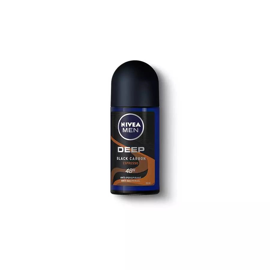 Nivea Men Deep Carbon Roll On Deodorant 50Ml