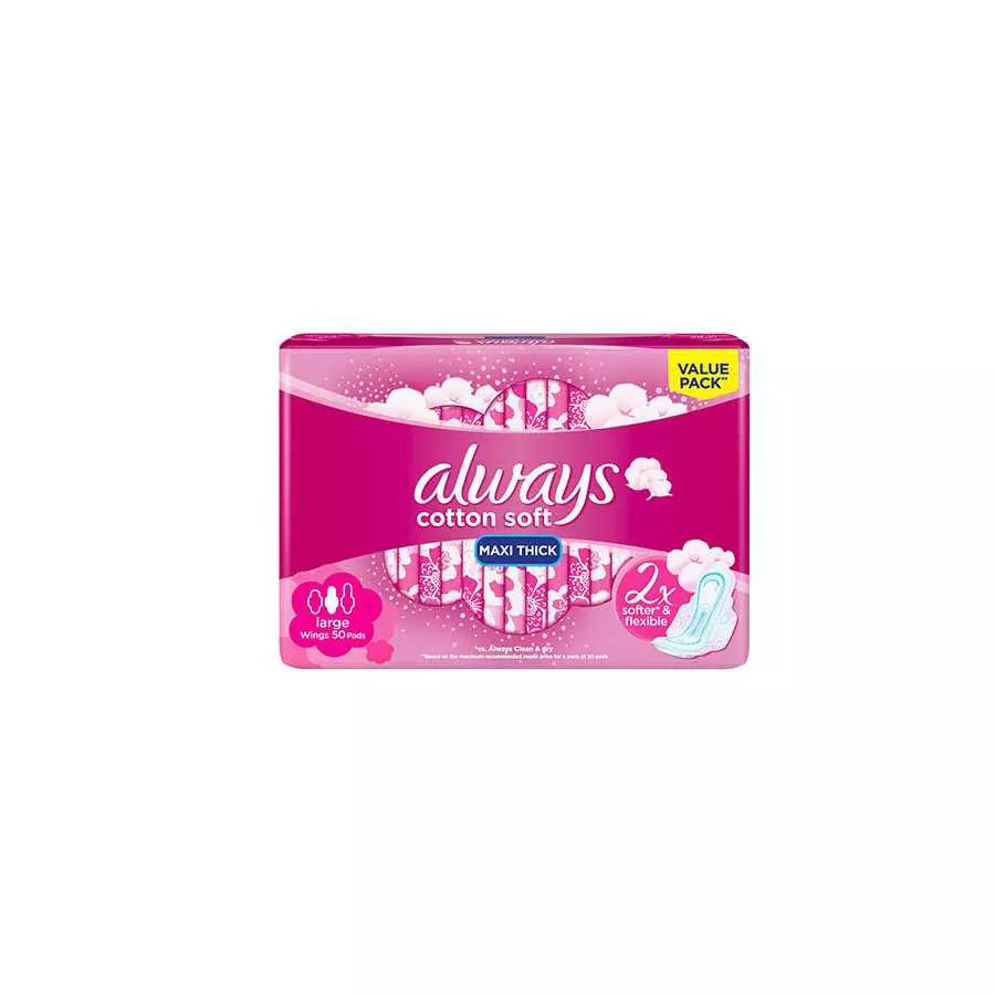 Always Diamond Large Wings 10 Pads