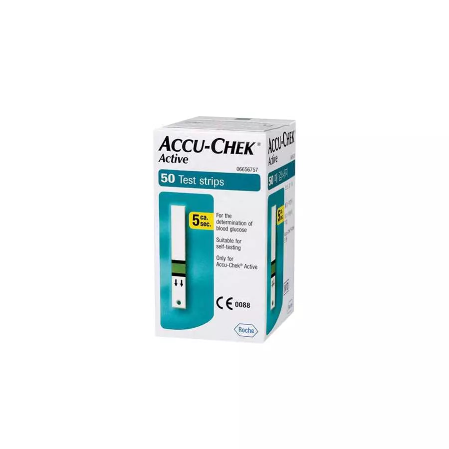 Accu Chek Active Glucose Monitor With 50 Strip