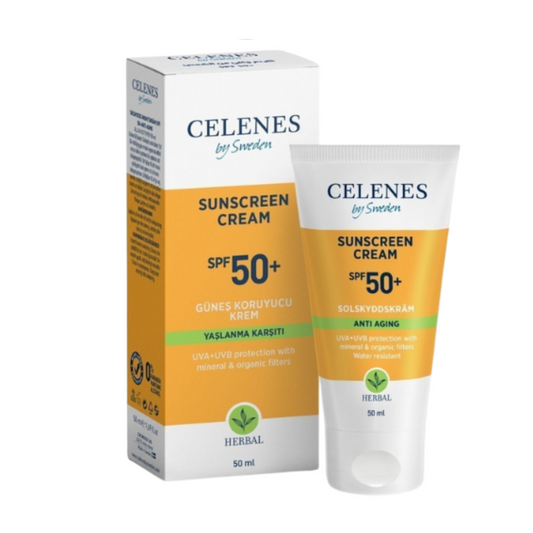 Celenes Sun Screen Anti Aging Cream SPF50+ 50Ml