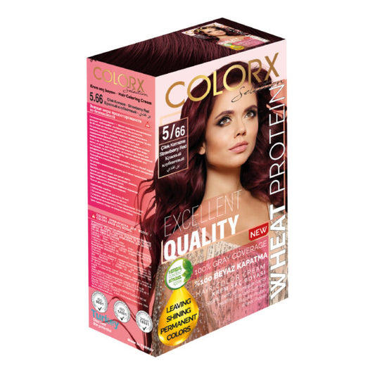 COLOR X HAIR COLORING CREAM 50 ML 5/66 STRAWBERRY RED