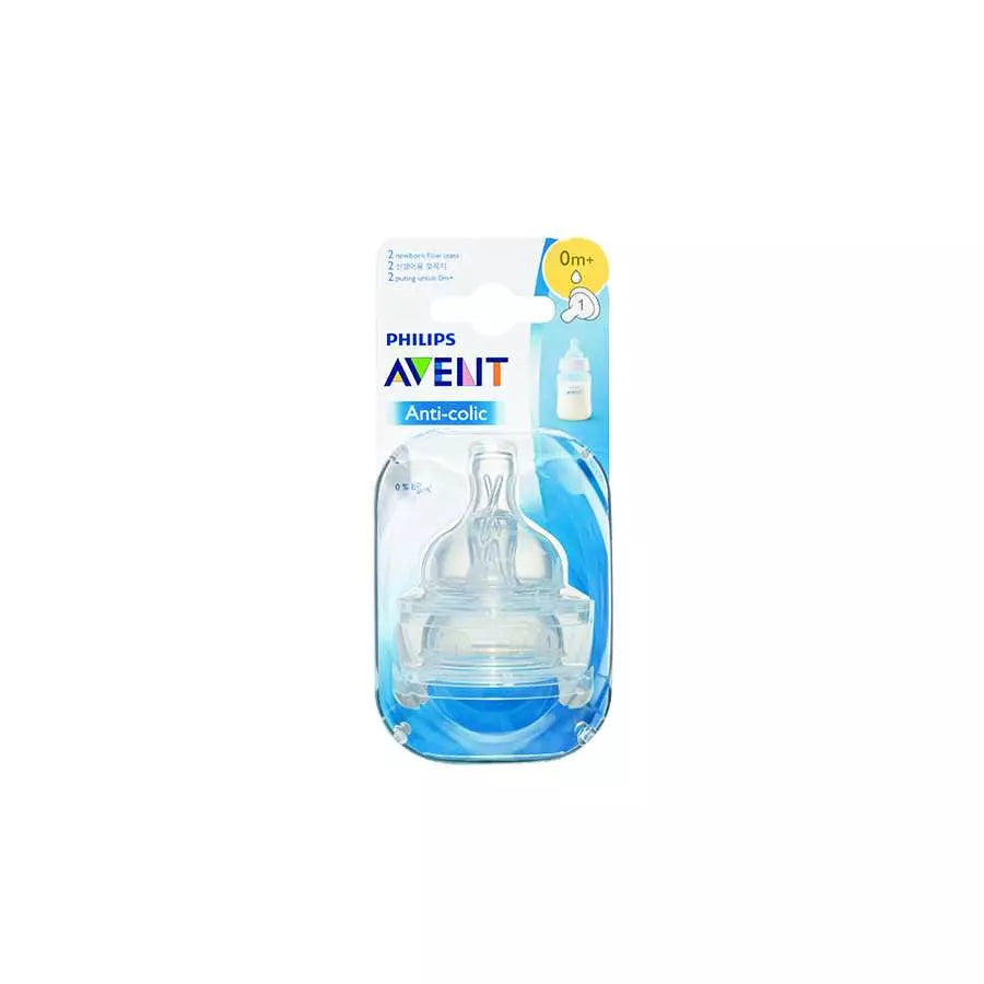 Avent Nipple Classic Pair 0M+