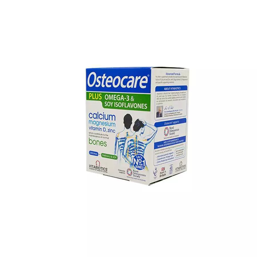 Vitabiotics Osteocare Plus Omega-3 And Soy Isoflavones 65 Table