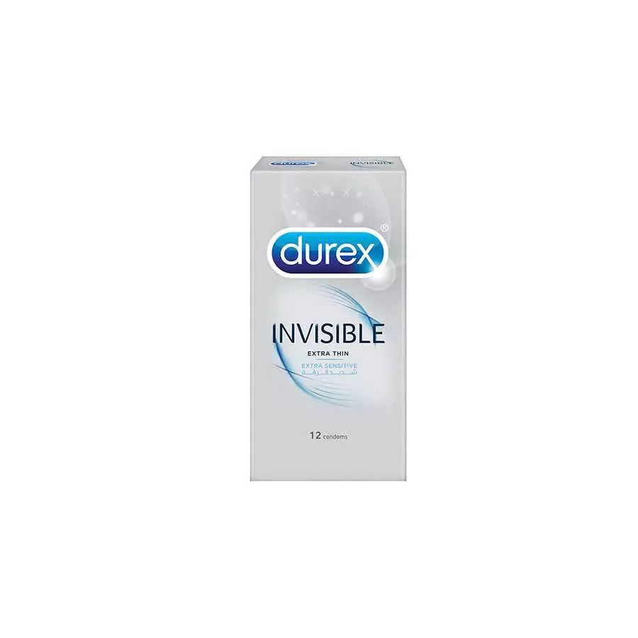 Durex Invisible Extra Thin 12 Condom