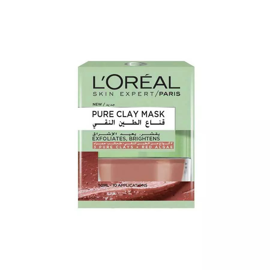 Loreal Pure Clay Exfoliating Face Mask 50Ml