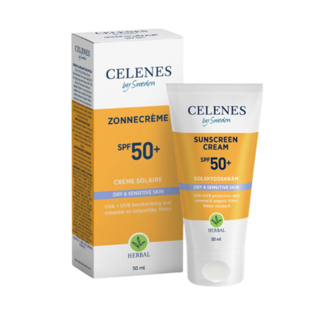 Celenes Dry & Sensitive Sunscreen Cream SPF 50+ 50Ml