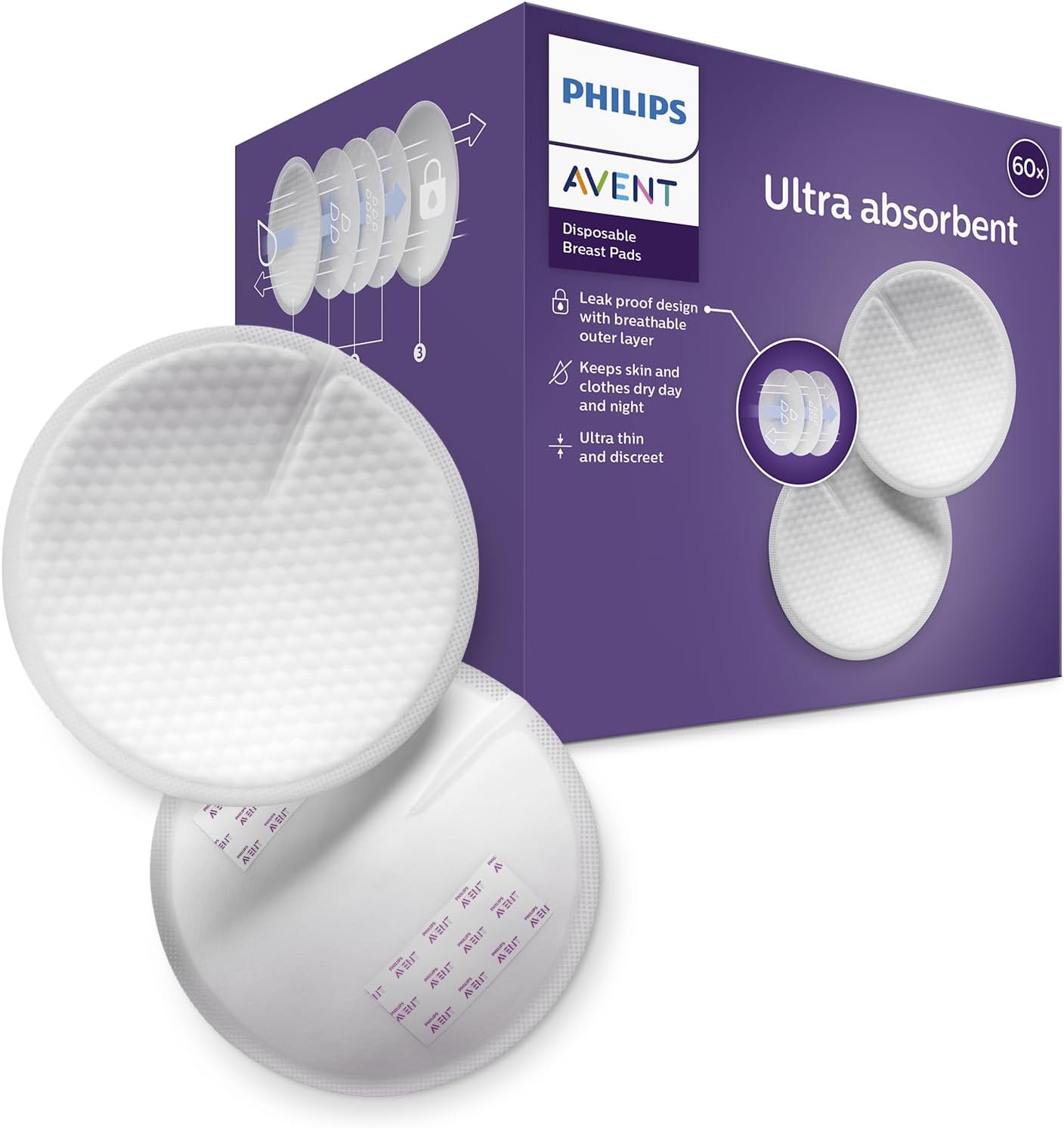 Avent Breast Pads 60 Pcs