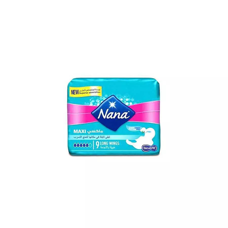 Nana Maxi Thick Long Wings 9 Pads