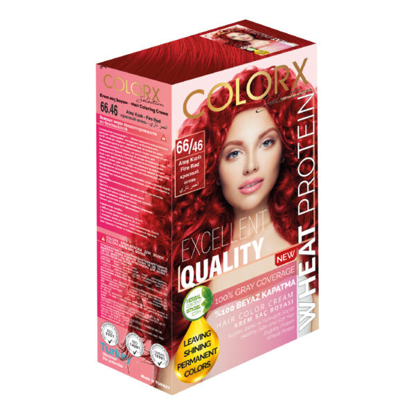 COLOR X HAIR COLORING CREAM 50 ML 66/46 FIRE RED