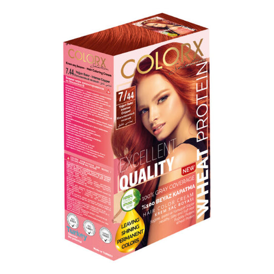 COLOR X HAIR COLORING CREAM 50 ML 7/44 INTENSE COPPER