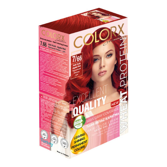 COLOR X HAIR COLORING CREAM 50 ML 7/66 AGATE RED