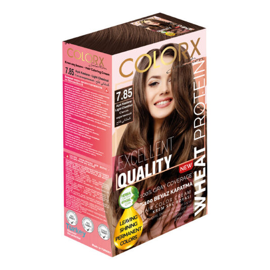 COLOR X HAIR COLORING CREAM 50 ML 7/85 LIGHT CHESTNUT