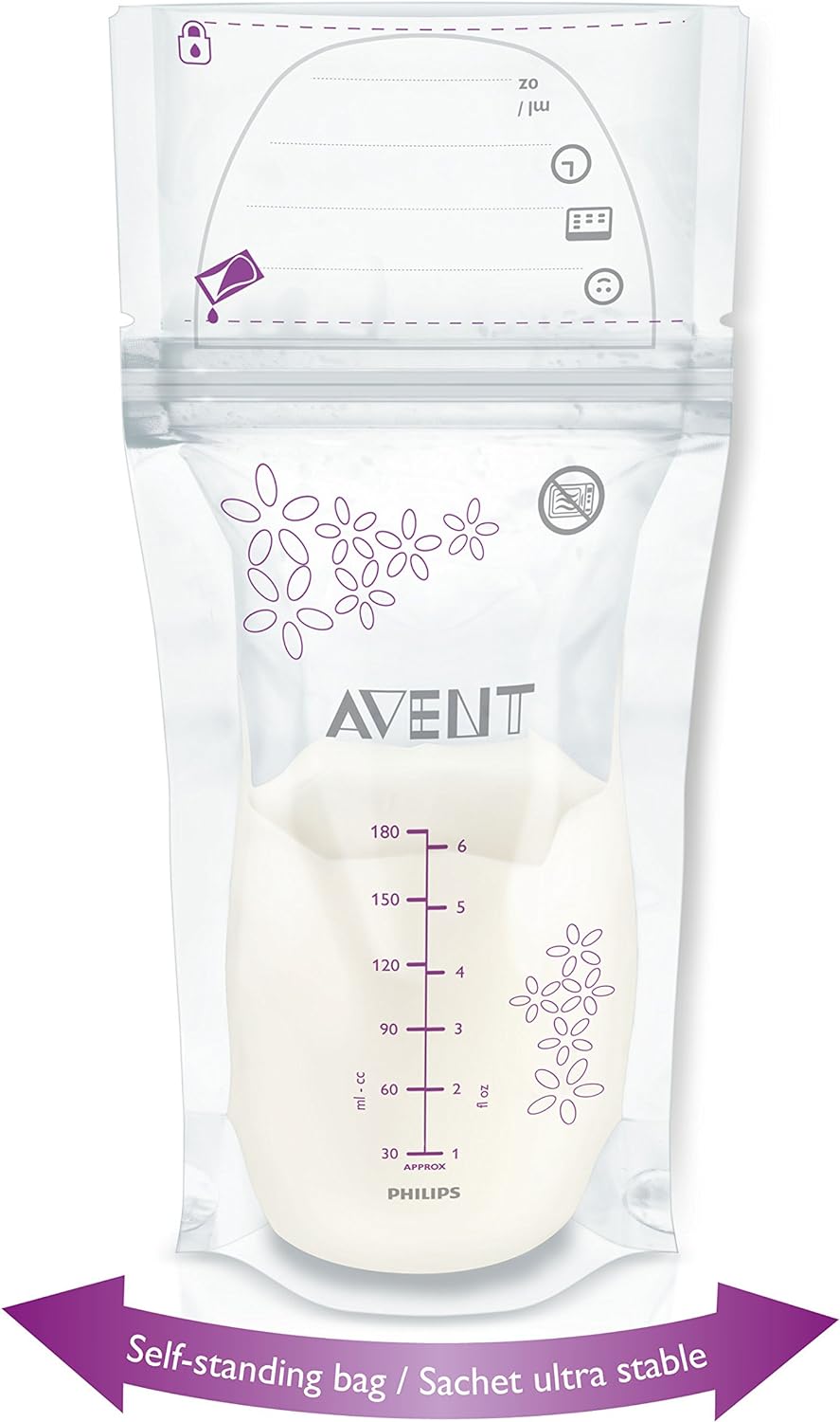 Avent Breast Bags 25 Pcs 18ML