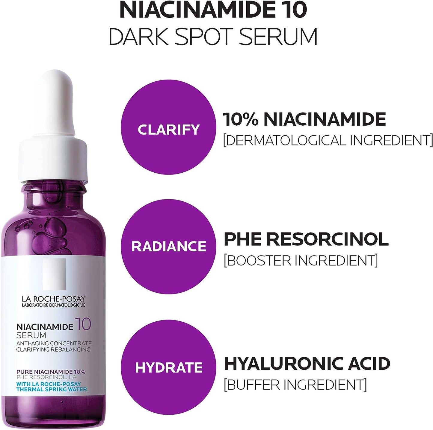 La Roche Posay 10% Pure Niacinamide Serum 30Ml