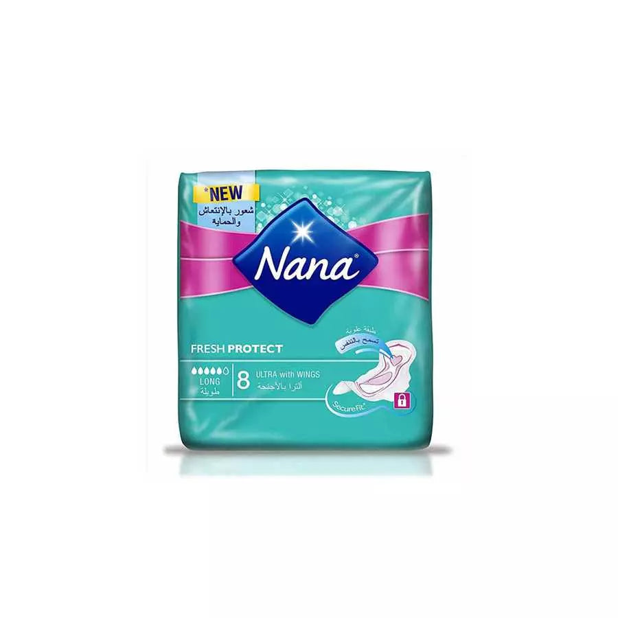 Nana Ultra Long Green 8 Pads