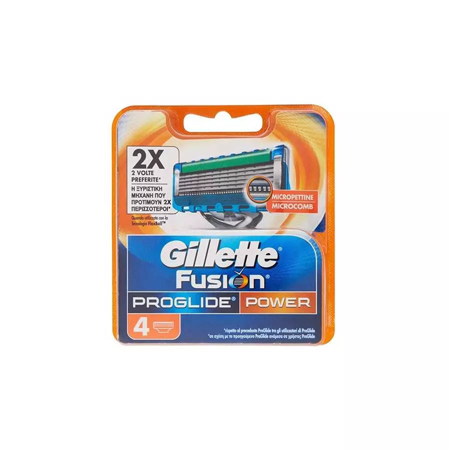 Gillette Fusion Proglide Refill Blades 4 Pieces