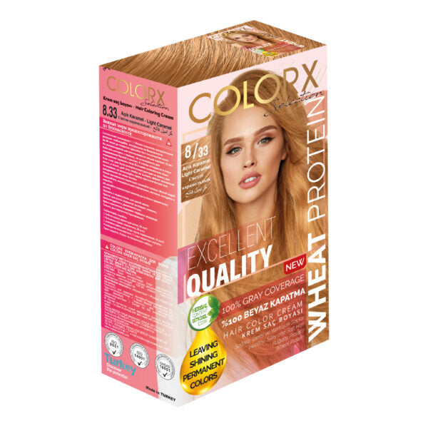 COLOR X HAIR COLORING CREAM 50 ML 8/33 LIGHT CARAMEL