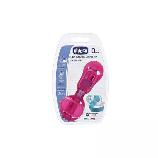 Chicco Pacifier Clip Pink