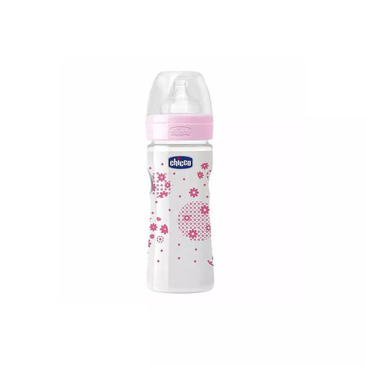 Chicco Well Being Bottle Pink 250Ml 0M+