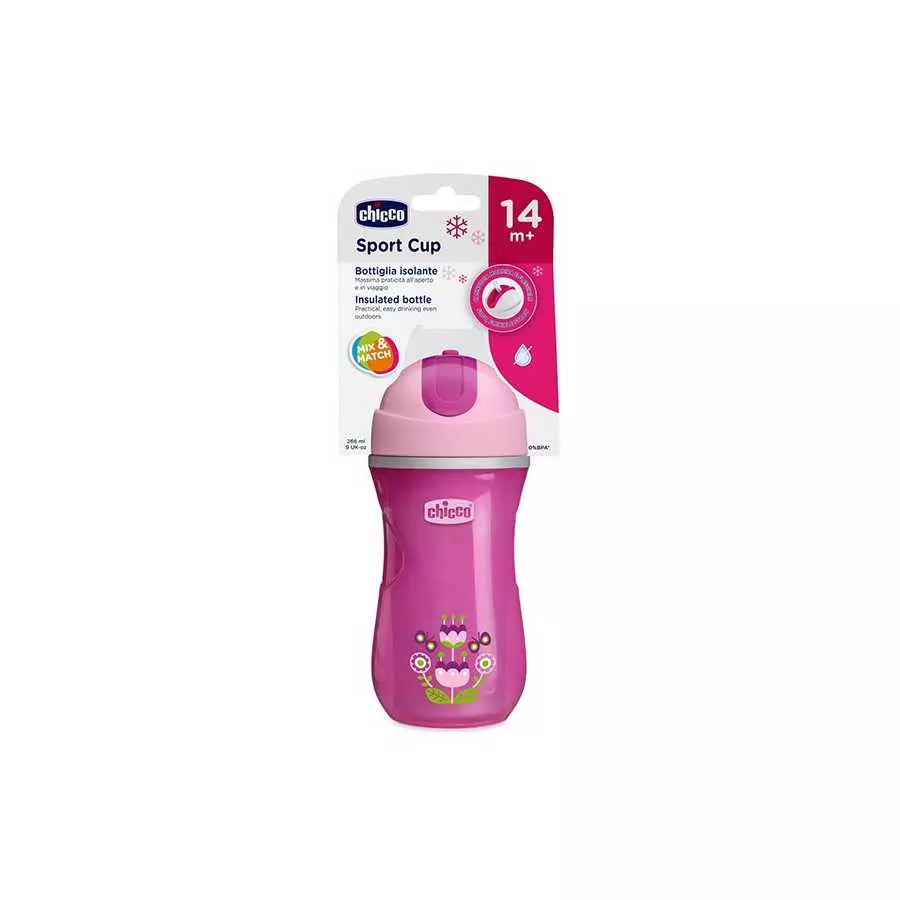 Chicco Active Cup Pink For Babies From 14M+ (266Ml)