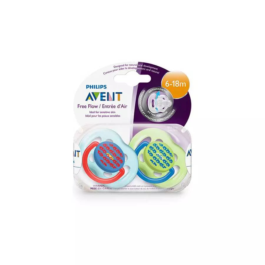 Avent Soother Fashion Pair 6-18M