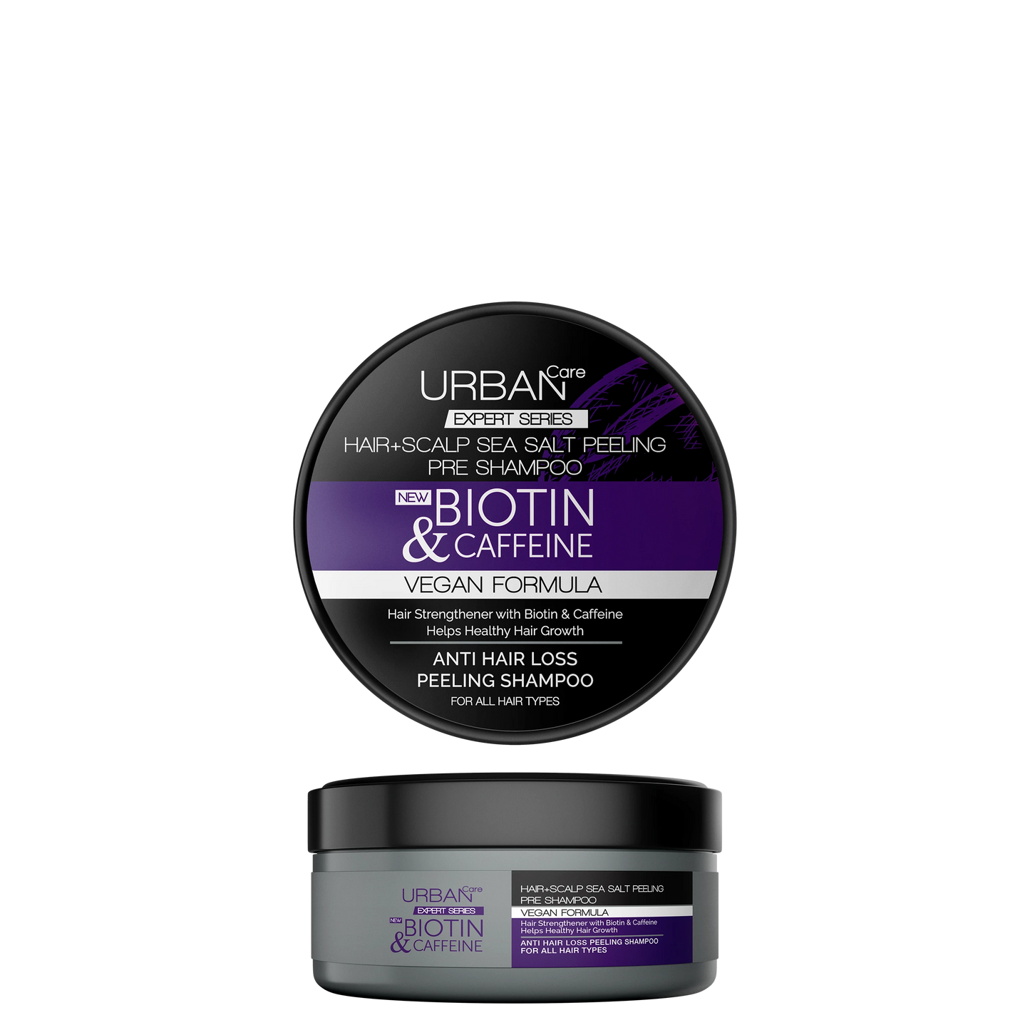 Urban Care Expert Biotin & Caffein Sea Salt Peeling Shampoo