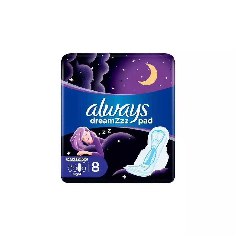 Always Maxi Thick Night Dreamz 8 Pads