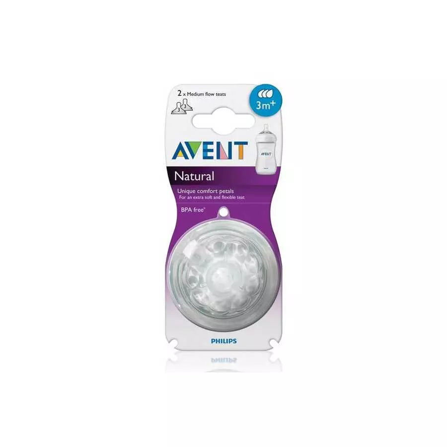 Avent Nipple Natural 3M+ 3Holes