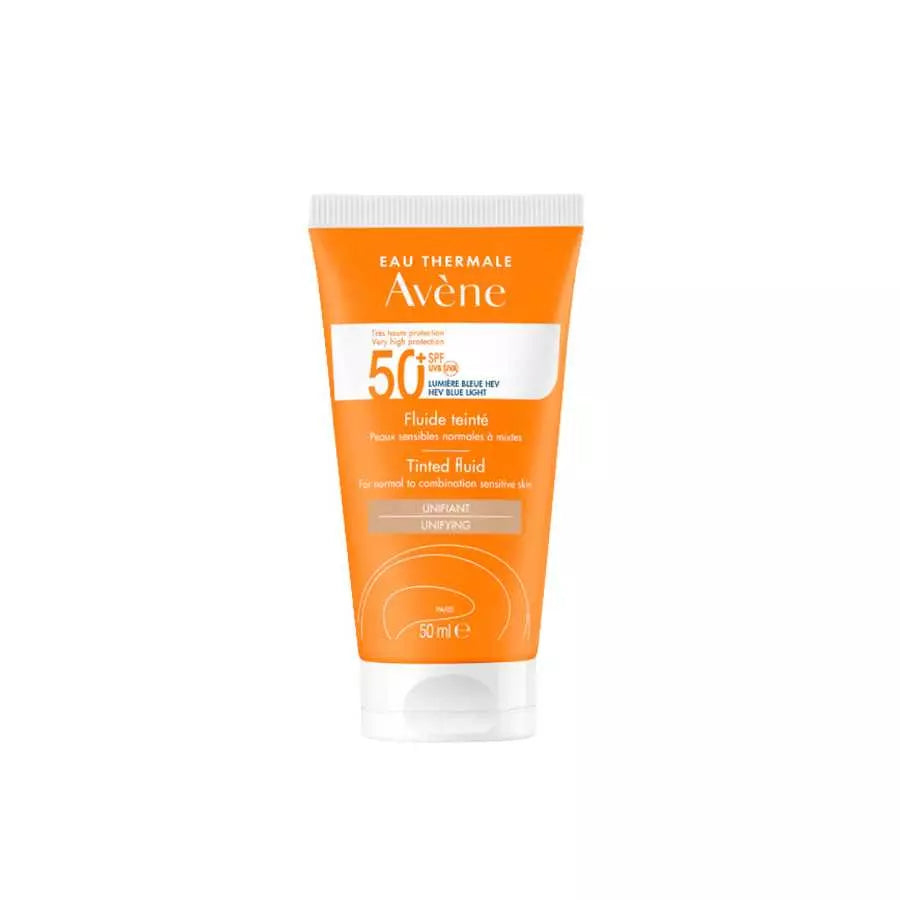 Avene Sunblock Tinted Fluid Spf 50+ (40Ml)