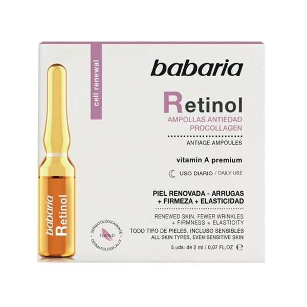 Babaria Retinol Facial Ampoules 5*2ml