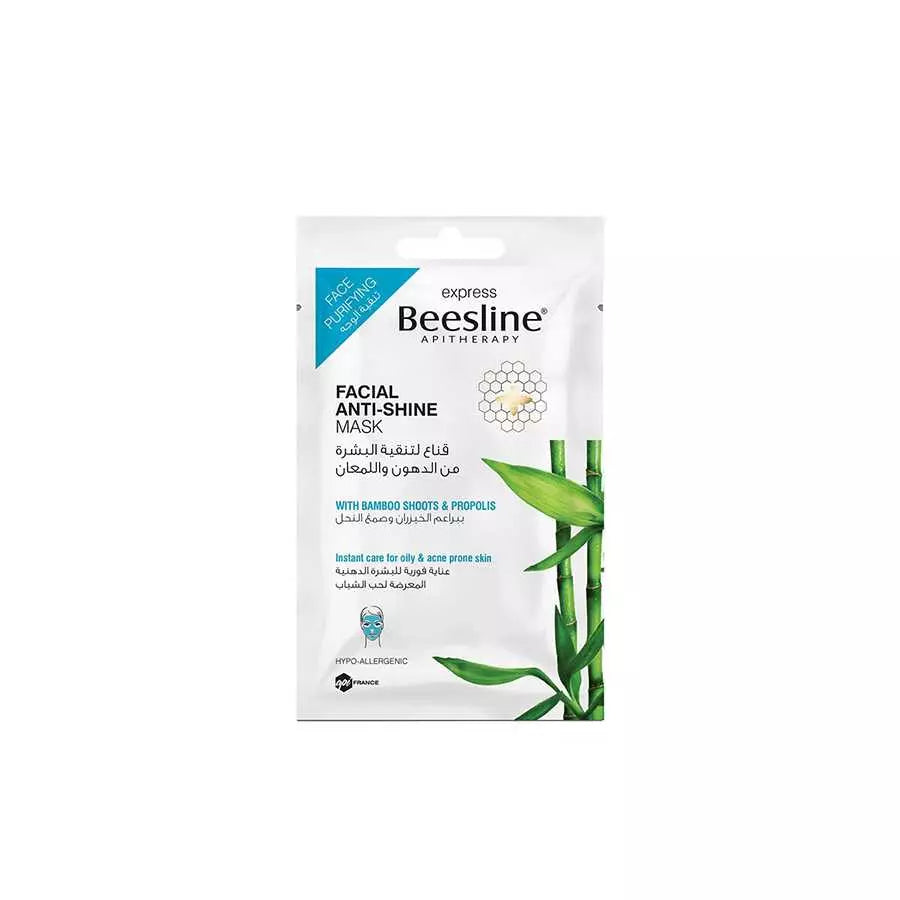 Beesline Facial Mask Anti Shine With Bamboo And Propolis 25Ml