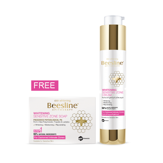 Beesline Whitening Sensitive Zone Cream + Free Whitening Sensitive Zone Soap