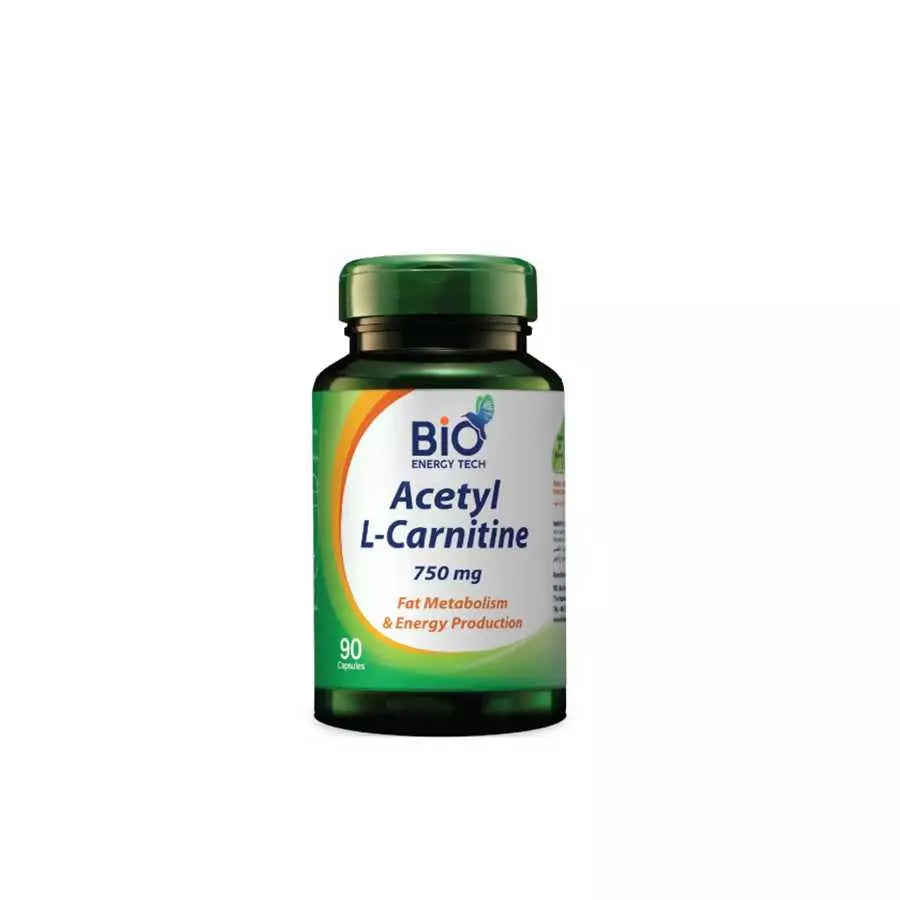 Bio Energy Tech Acetyl L-Carnitine 750Mg 90Cap