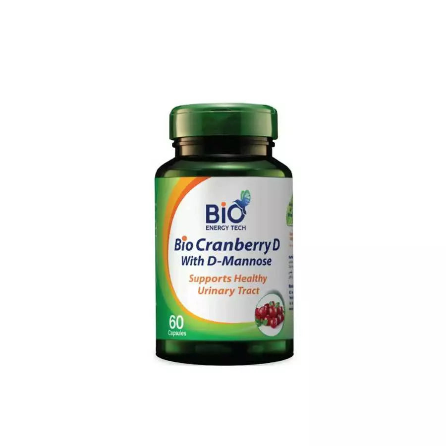 Bio Energy Tech Cranberry D With D Mannose 60Cap