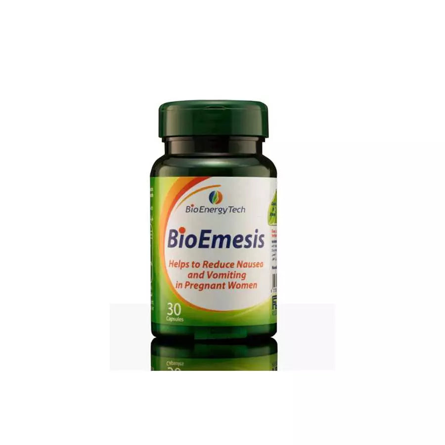 Bio Energy Tech BioEmesis Ginger Root And Vitamin B6-30 Capsule