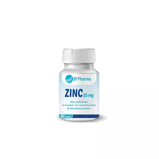 Bt Pharma Zinc 25Mg 60 Tab