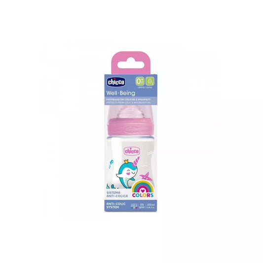 Chicco Well Being Bottle Colors Girl 150ML