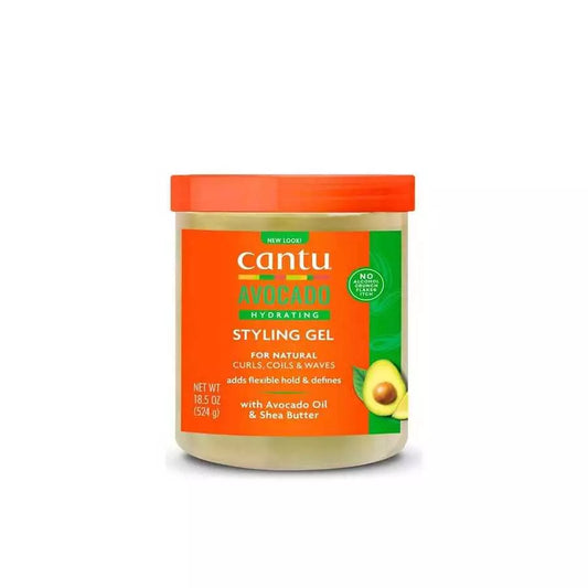 Cantu Avocado Oil & Shea Butter Styling Gel 524Gr