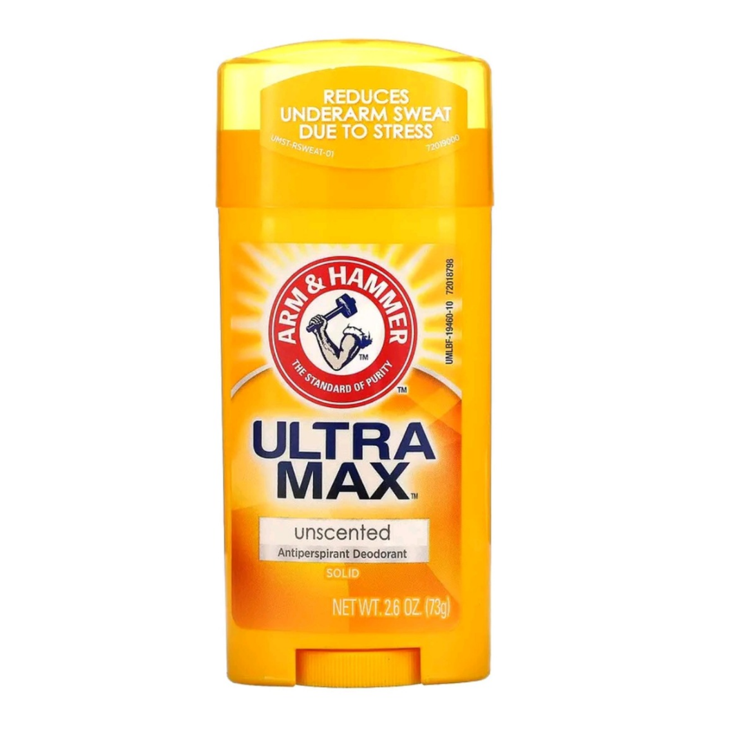 UltraMax, Solid Antiperspirant Deodorant, Unscented, 2.6 oz (73 g)