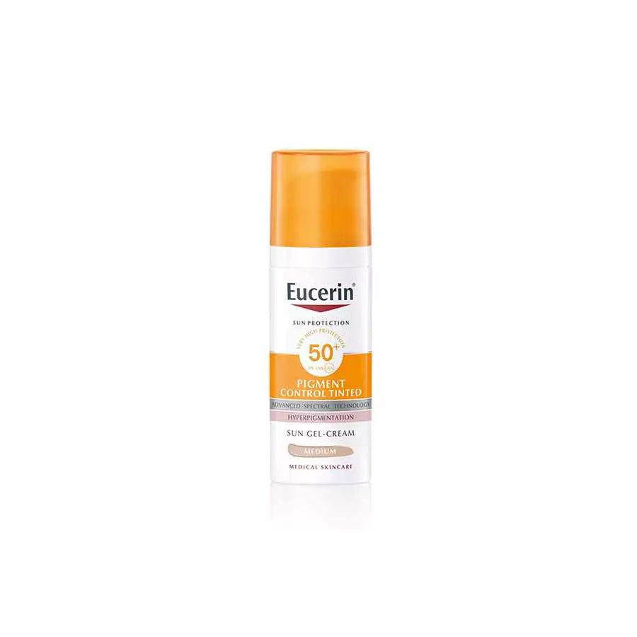 Eucerin Sun Gel-Cream Pigment Control Tinted Medium SPF50+ (50ML)